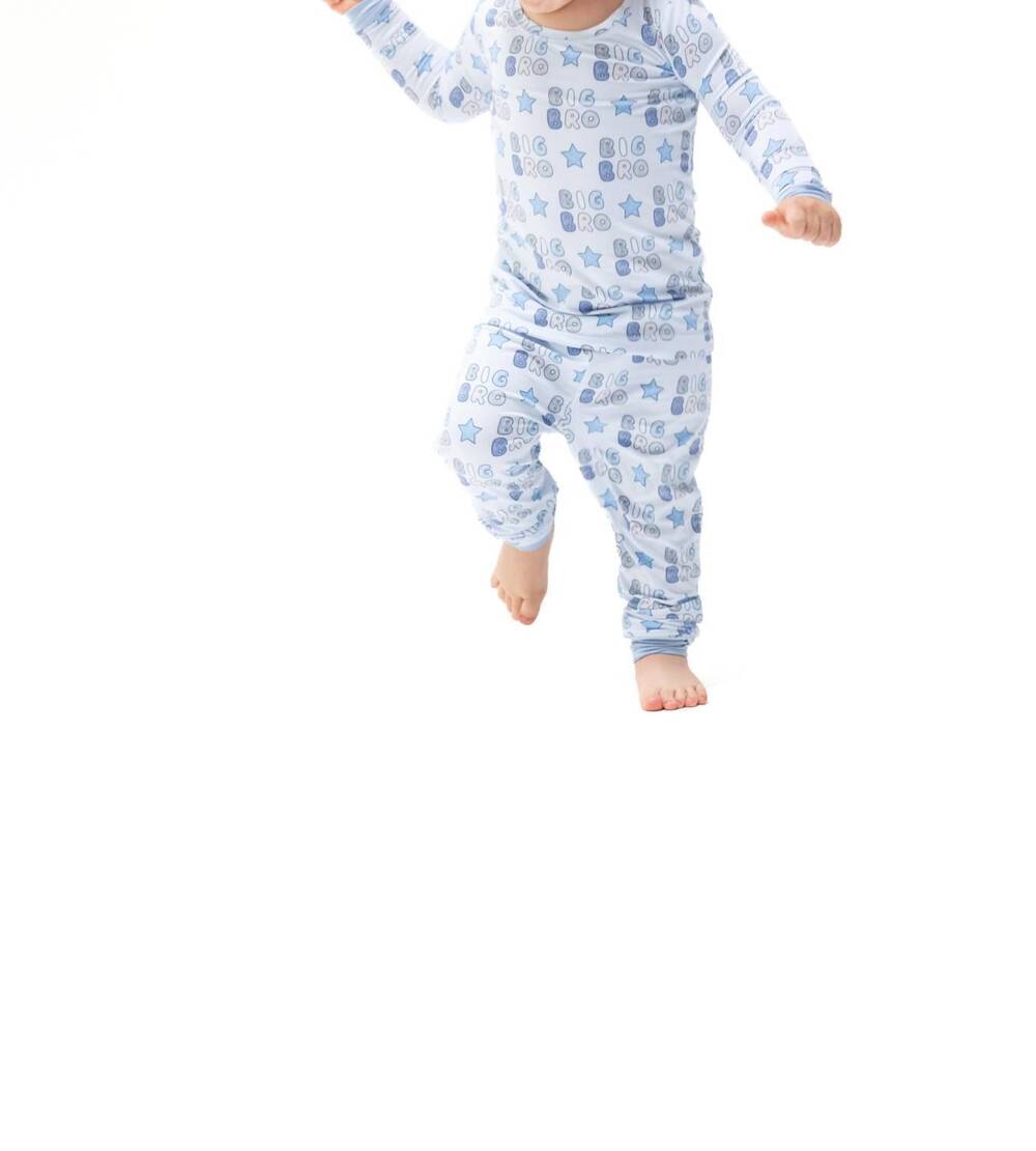 NEW ANGEL DEAR boys long sleeve loungewear set in big bro